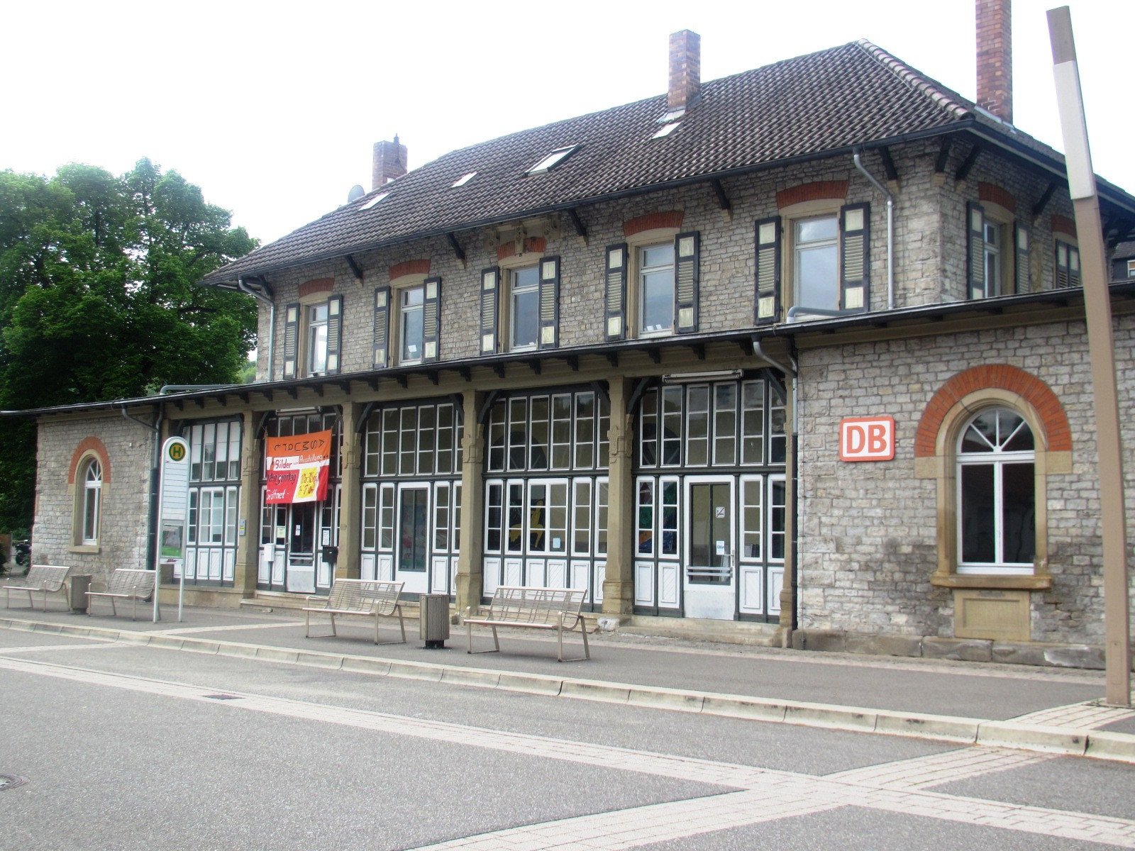&quot;Station&quot; im Bahnhof Möckmühl